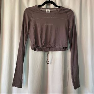 Mauve/Purple Cropped Gymshark Workout Top